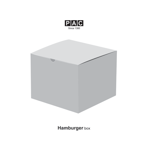 جعبه همبرگر مکعبی